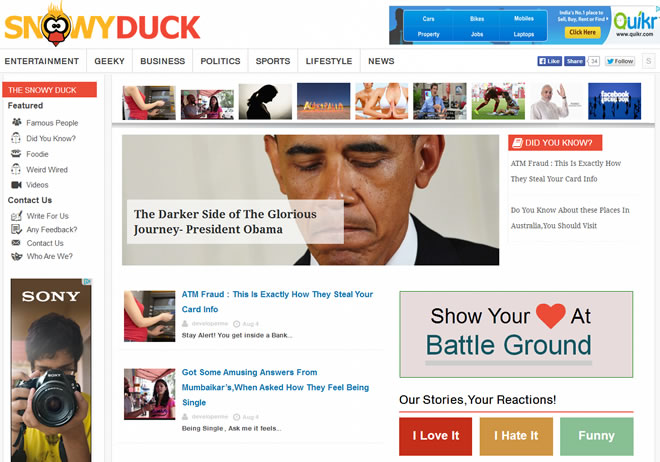 A good entertainment blog, anyone?