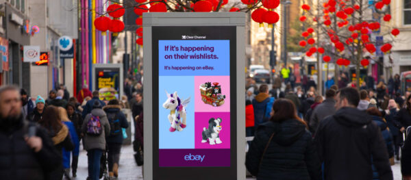 What types of people can brands target with high street advertising?